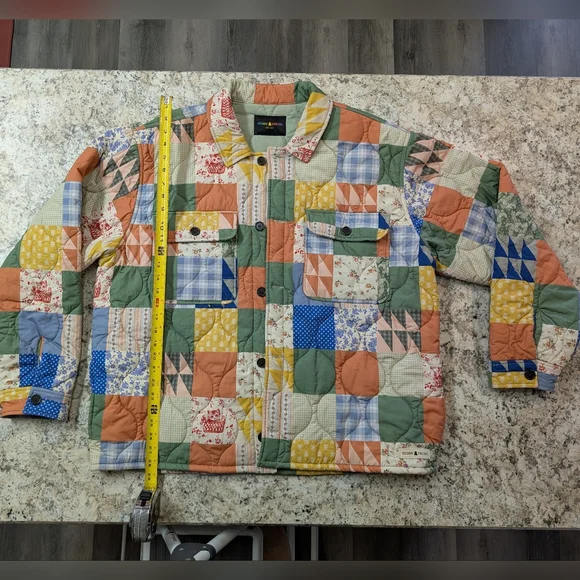 Teddy Fresh Multicolor Patchwork Jacket - Picture 2 of 5